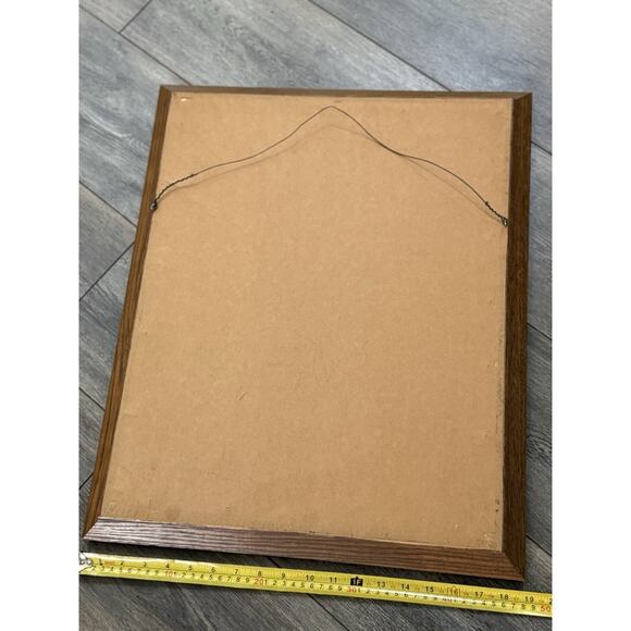 James Haymson Williamsburg Watercolor Print Govenor’s Palace Wood Frame Colonial - Picture 10 of 10